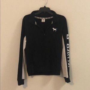 Black Throw Over VS Pink Jacket